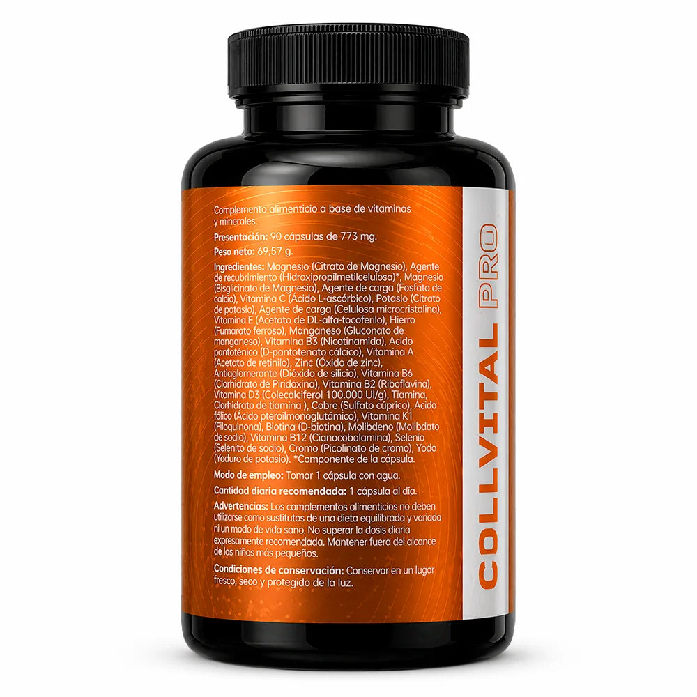 Multivitamínico Premium | 90 Cápsulas | CollVitalPro