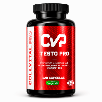 Testosterona Hombre | Booster Natural | 120 Cápsulas | CollVitalPro