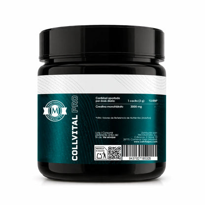 Creatina Monohidrato 500 g | 3.000 mg por Toma | 166 Dosis | CollVital Pro