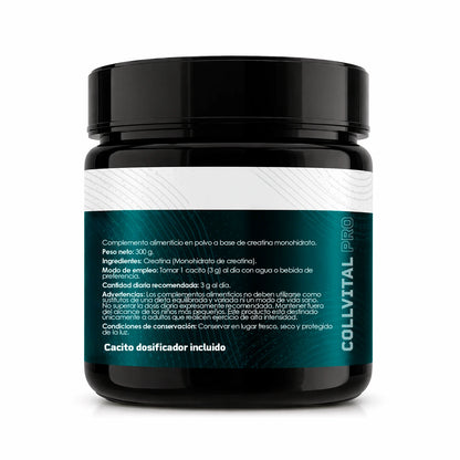 Creatina Monohidrato 500 g | 3.000 mg por Toma | 166 Dosis | CollVital Pro