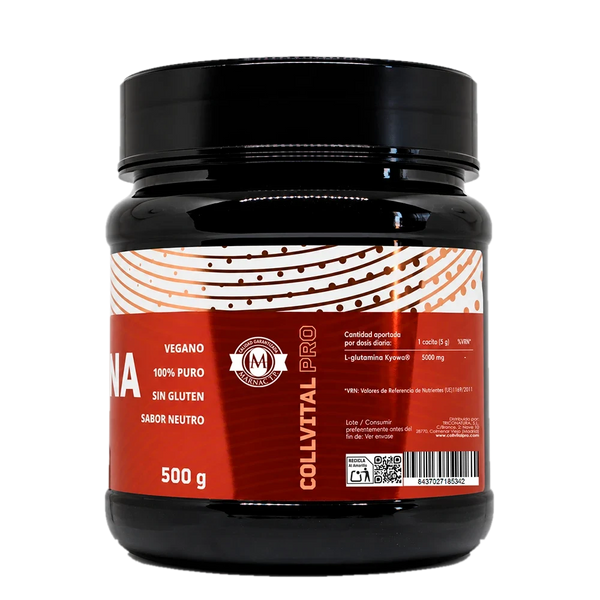 L-Glutamina Kyowa® CollVital Pro – etiqueta con información nutricional
