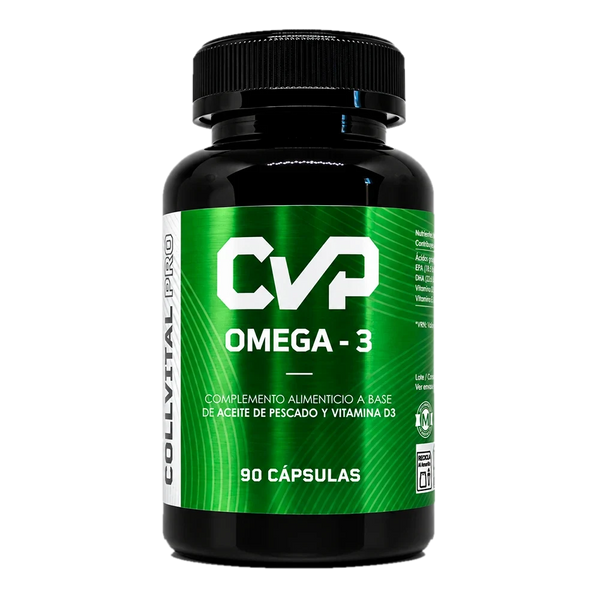 Omega-3 + Vitamina D3 CollVital Pro – bote, vista frontal