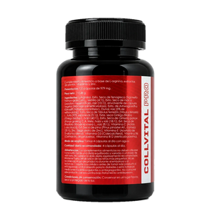 Testo Pro CollVital Pro – etiqueta con ingredientes y modo de empleo