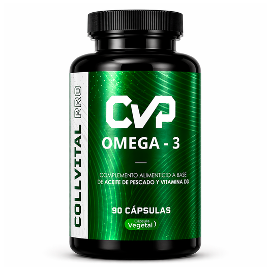 Omega 3 + Vitamina D3 | 90 Cápsulas | CollVitalPro