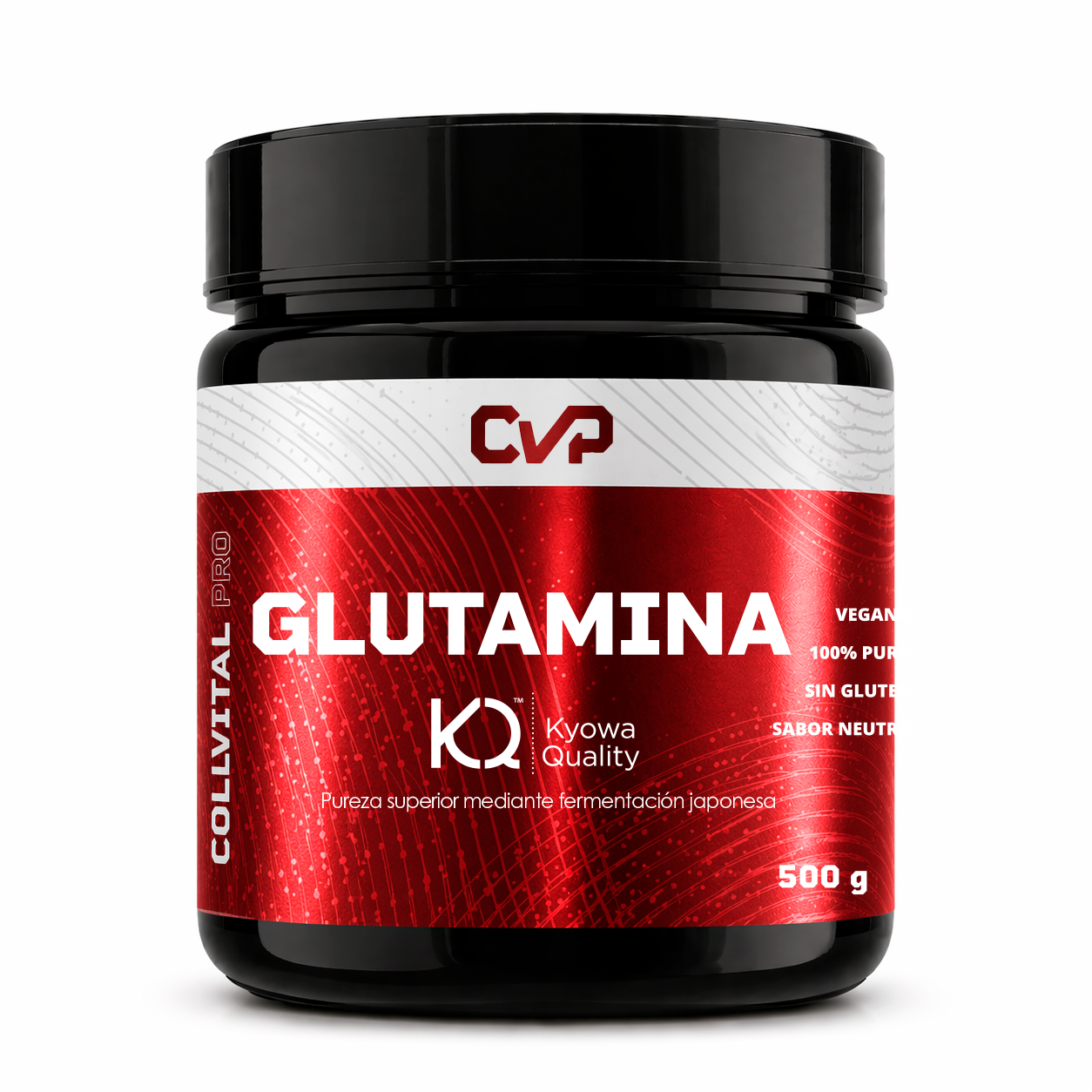 Glutamina Kyowa® 500 g | Recuperación Premium | CollVitalPro