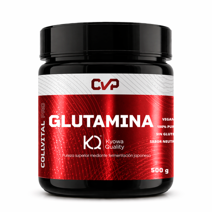 Glutamina Kyowa® 500 g | Recuperación Premium | CollVitalPro