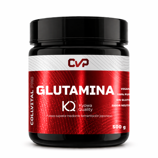 Glutamina Kyowa® 500 g | Recuperación Premium | CollVitalPro