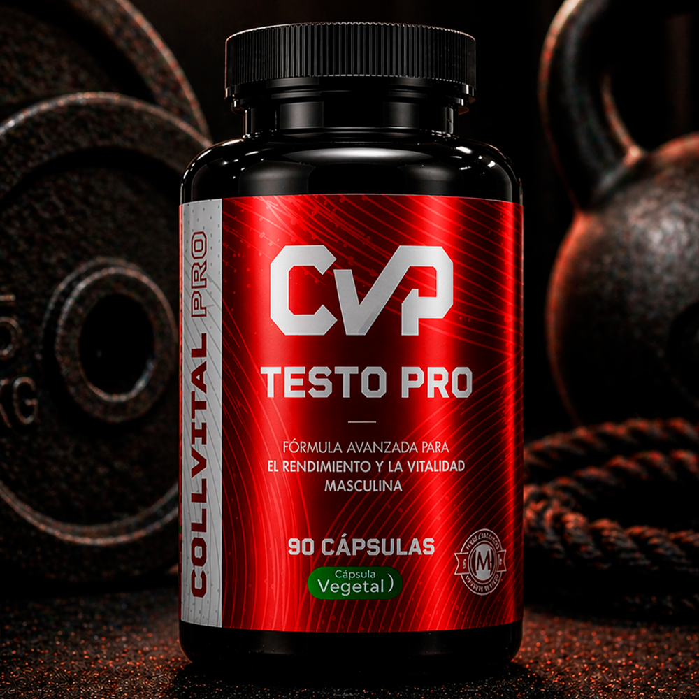 Testosterona Hombre | Booster Natural | 120 Cápsulas | CollVitalPro