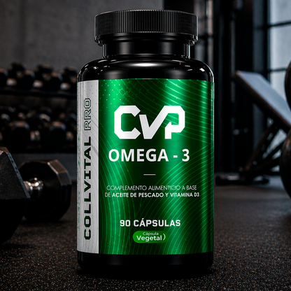 Omega 3 + Vitamina D3 | 90 Cápsulas | CollVitalPro